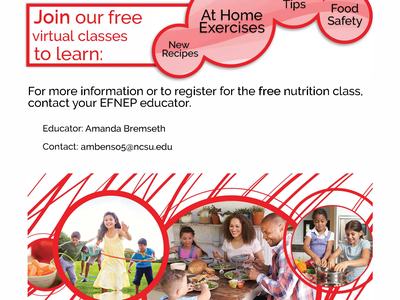 Digital Flyer for upcoming East Smart Move More Nutrition Classes