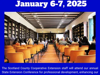 Office Closed for State Ext Conf.