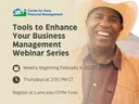 Digital Flyer for Tools to Enhance Your Business Management Webinar Series