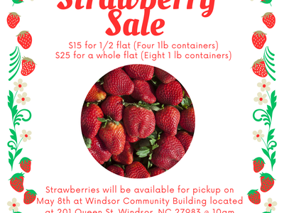 Strawberry Sale Flyer