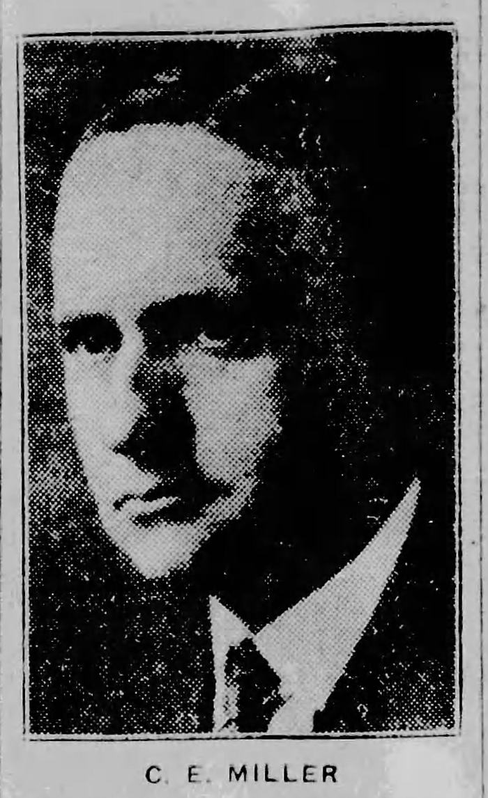 Photo of C.E. Miller, Buncombe County farm agent in 1922. 