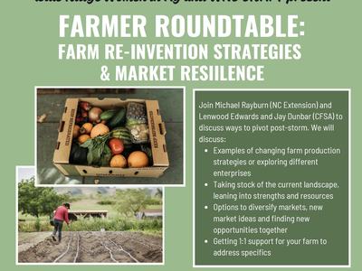 Digital Flyer for Upcoming Farmer Roundtable Discussion