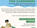 Injury Prevention for Gardeners 2025