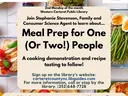 Meal Prep for 1 or 2 Flier