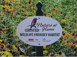 nature at home yard sign