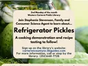 Refrigerator Pickles Class Flier