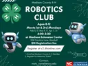 Robotics club meeting time and robots