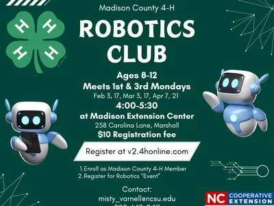 Robotics club meeting time and robots