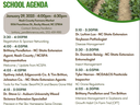 Rocky Mount Soybean School Agenda — Jan 29, 2025, 4:00–6:30pm, Nash County Farmers Market