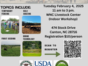 Bridging the Gap — Winter Feeding & Pasture Management workshop, Feb 4, 2025, WNC Livestock Center