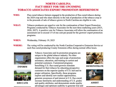 Tobacco Referendum Fact Sheet