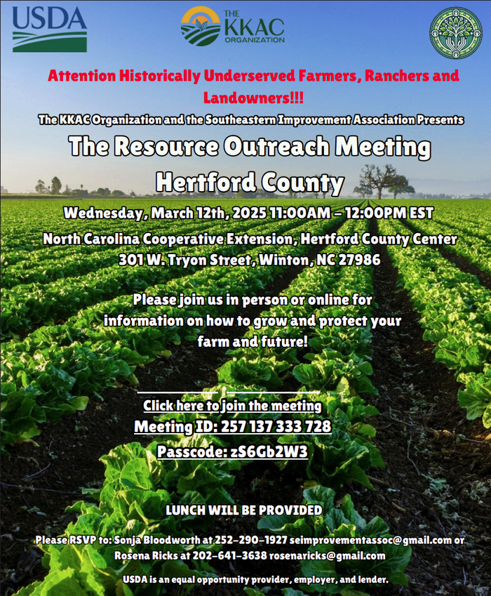 USDA Outreach Meeting