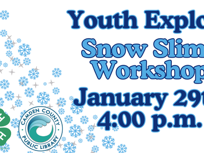 Youth Explore Snow Slime Workshop — January 29th, 4:00 p.m.
