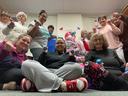 Group photo of strength training program participants