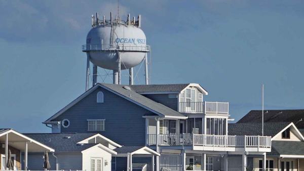 Water Tower in a beach town.