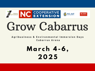 Grow Cabarrus March 4-6