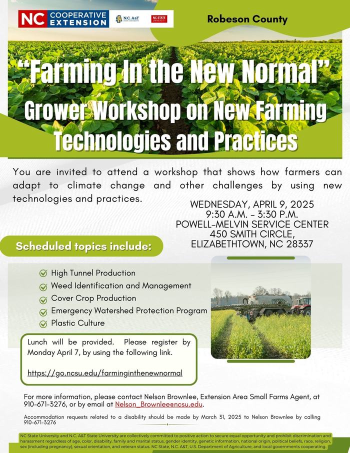 Farming In the New Normal”