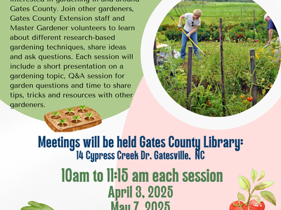 Growing in Gates County Flyer 