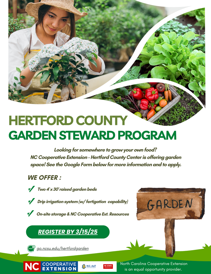 Hertford County Garden Flyer