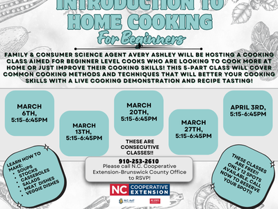 Introduction to Home Cooking flyer