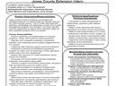 Jones County Extension Intern flyer — NC Cooperative Extension job description