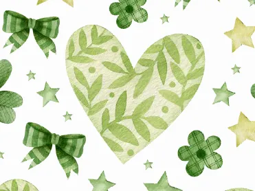 Green shamrocks