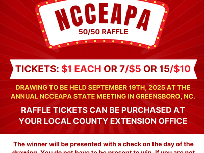 NCCEAPA 50/50 raffle