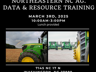Digital Dirt training — Mar 3, 2025, 10:00–3:00; 7145 NC 17 N, Washington, NC