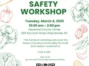 Flyer for workshop, all information included on web post