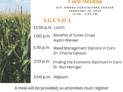 Tri-County (Hoke, Scotland, Robeson) Corn Meeting