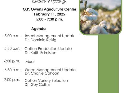 cotton meeting