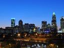 city view, charlotte skyline