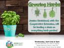 Flier for Herb Program at MO Library