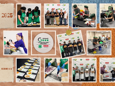 Dinah Gore 4-H Healthy Food Challenge Regional Collage