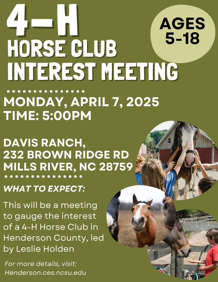 4-H Horse Club 