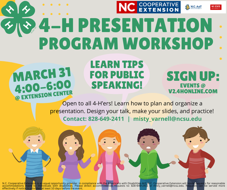 Cartoon kids speaking - presentation program info