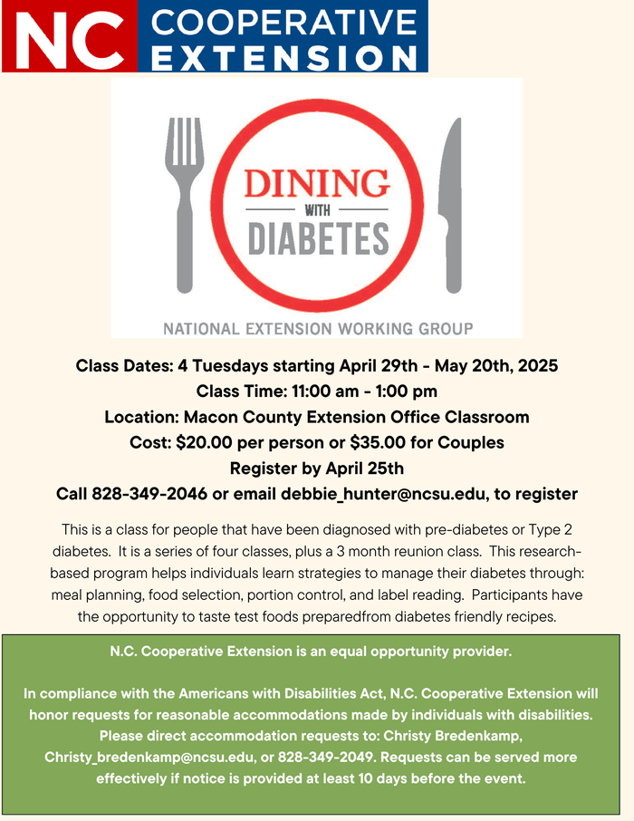 Dining With Diabetes