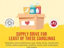 Supply Drive for Least of These Carolinas