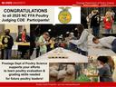collage of FFA Poultry Judging photos