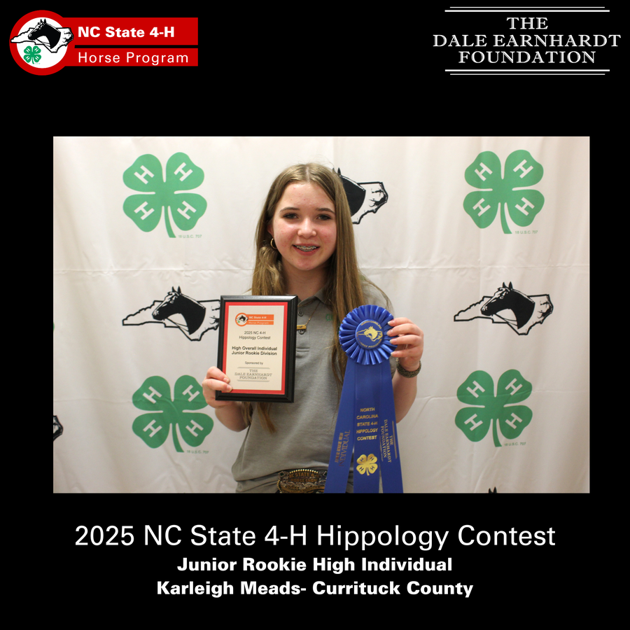 2025 NC State 4-H Hippology Contest Junior Rookie High Individual Karleigh Meads- Currituck County
