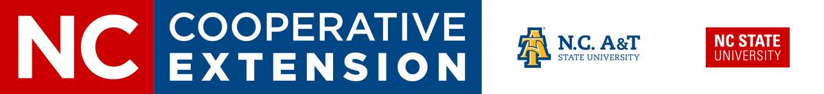 NC Cooperative Extension logo with N.C. A&T State University and NC State University logos