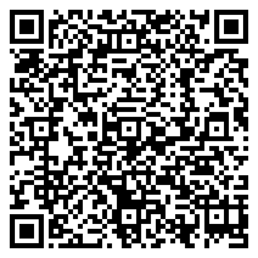 Black-and-white QR code (square matrix barcode) for scanning