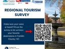 Franklin County Regional Tourism Survey logos and QR code