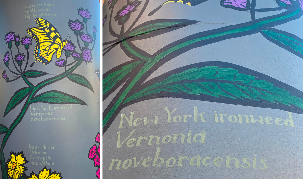 new york ironweed cistern paintings