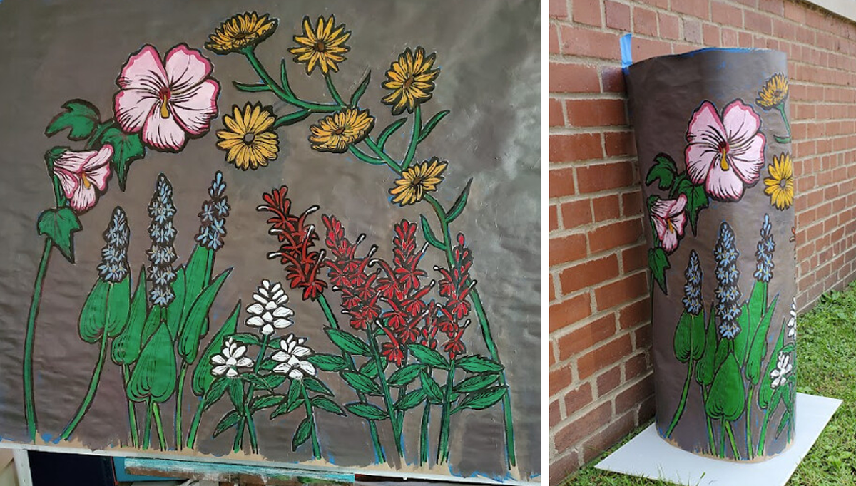 wetland plant cistern design, first draft