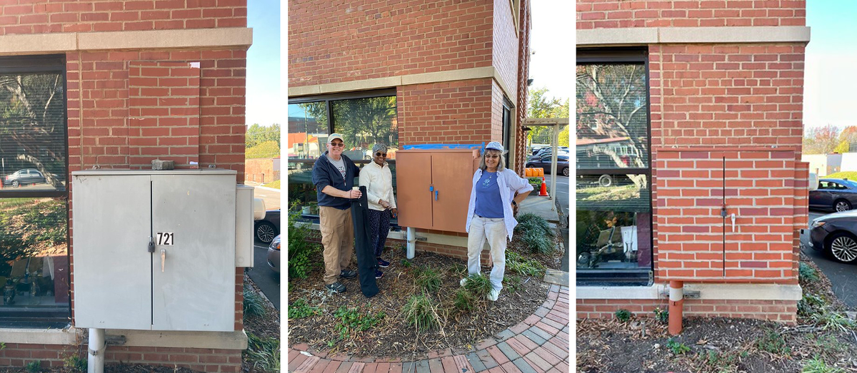 electrical box painting project