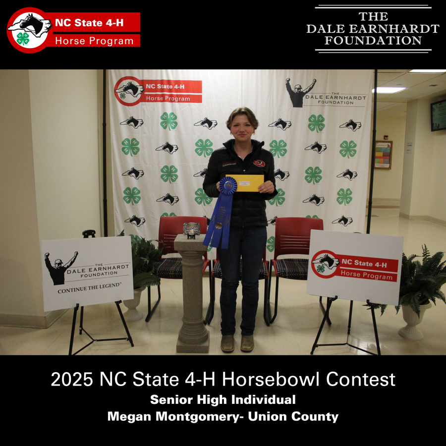 2025 NC State 4-H Horsebowl Contest  Senior High Individual  Megan Montgomery- Union County