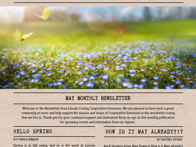 cover page of May 2025 Newsletter