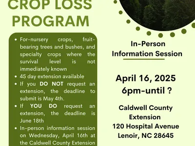 Ag Disaster Relief Meeting Flyer