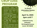 Ag Disaster Relief Meeting Flyer